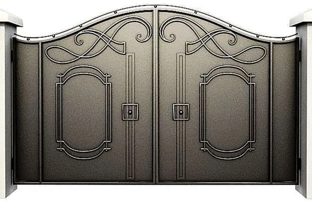 Распашные ворота Grand-4 (Нитроэмаль)